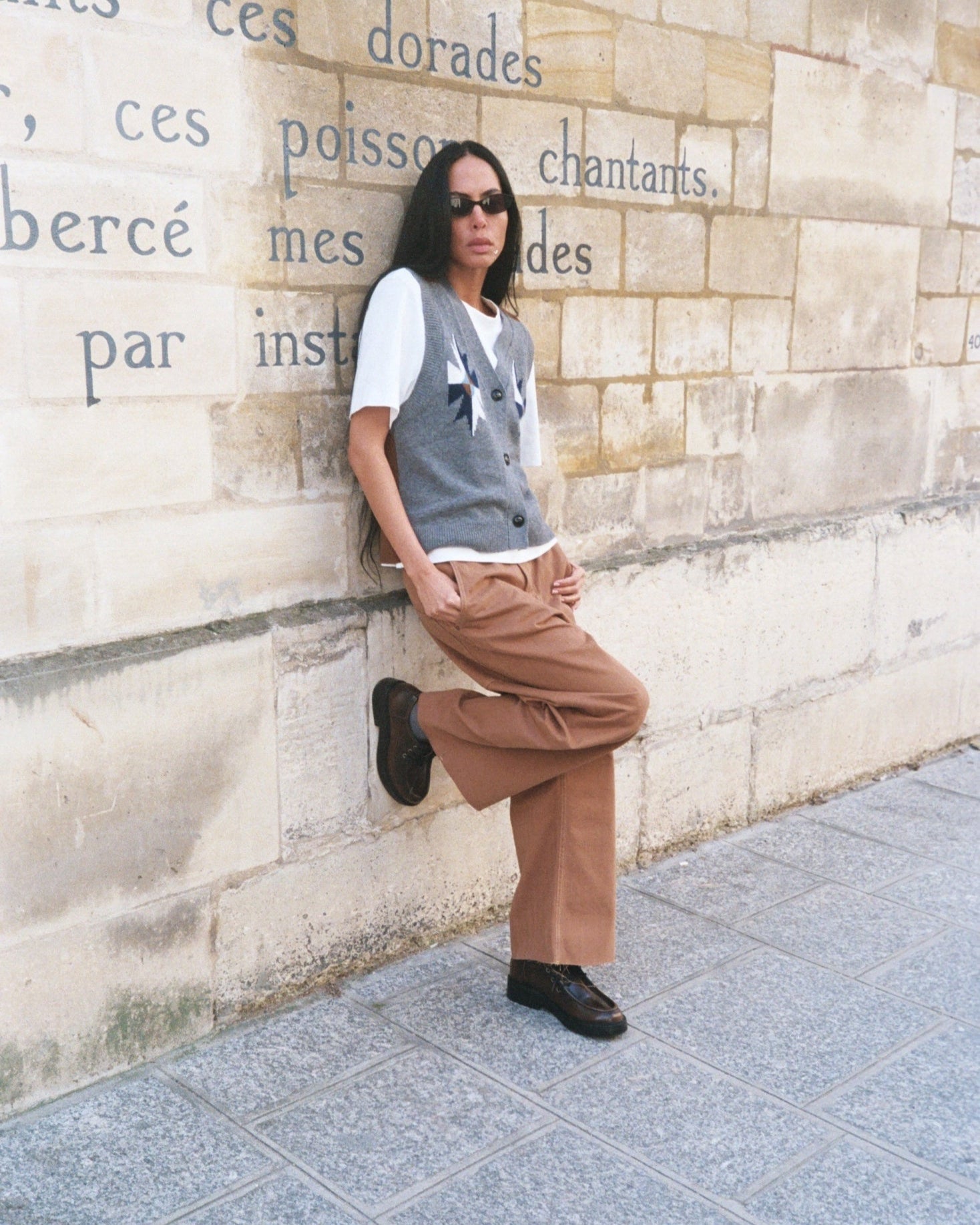 Modelshot / Grey Melange / Detail